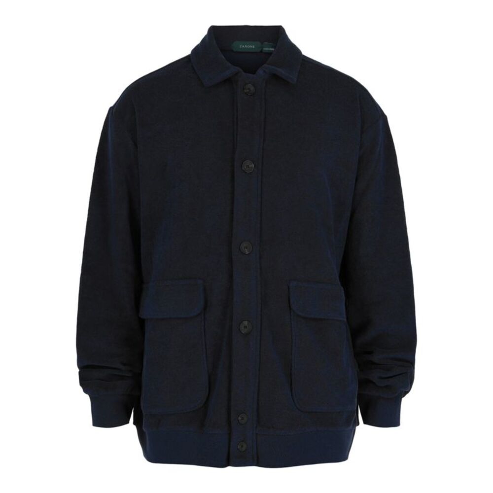 Slowear Zanone Lightweight Coat Blue Mens